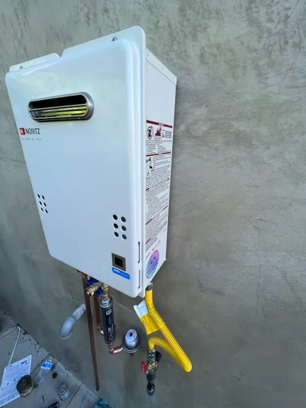 Tankless water heater installation for Olivette homes